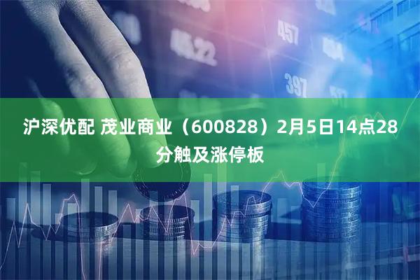 沪深优配 茂业商业（600828）2月5日14点28分触及涨停板
