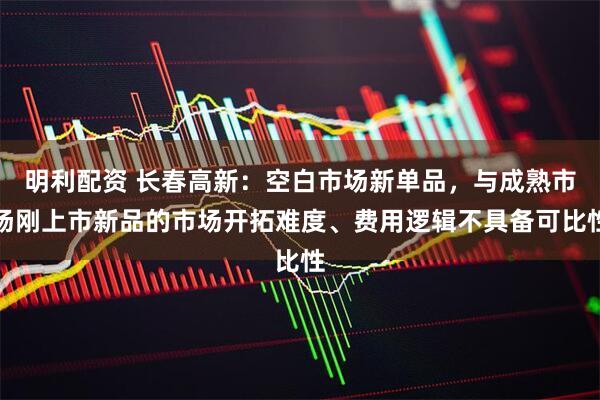 明利配资 长春高新：空白市场新单品，与成熟市场刚上市新品的市场开拓难度、费用逻辑不具备可比性